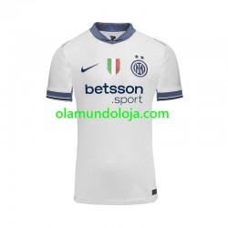Camisola Inter de Milão Homem Equipamento Segundo 2024-2025 Manga Curta